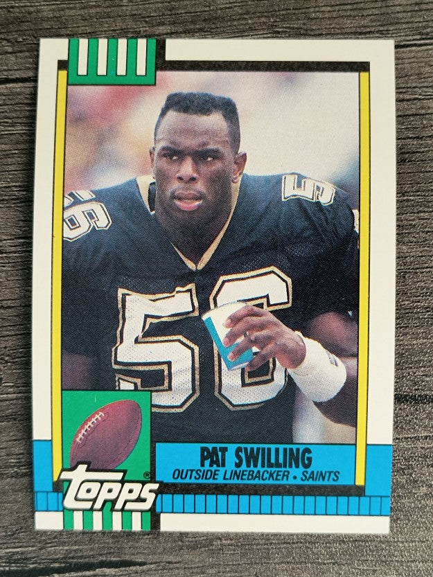 1990 Topps Disclaimer Back #235 Pat Swilling