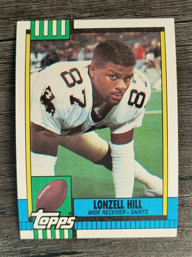 1990 Topps Disclaimer Back #240 Lonzell Hill