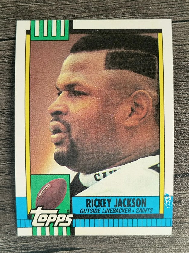 1990 Topps Disclaimer Back #242 Rickey Jackson