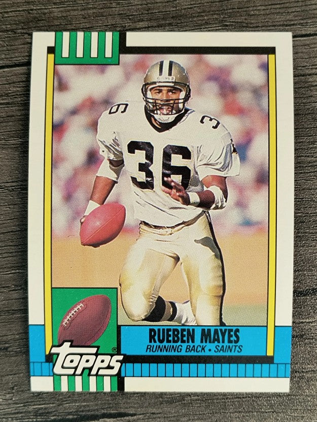1990 Topps Disclaimer Back #244 Rueben Mayes