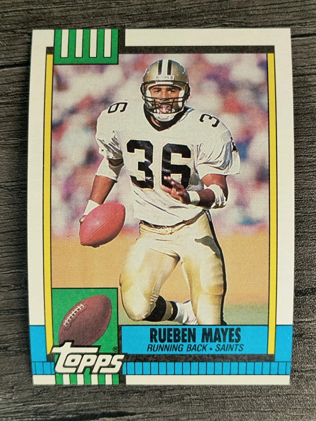 1990 Topps Disclaimer Back #244 Rueben Mayes