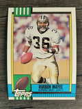 1990 Topps Disclaimer Back #244 Rueben Mayes