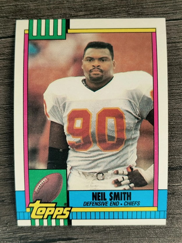 1990 Topps Disclaimer Back #263 Neil Smith