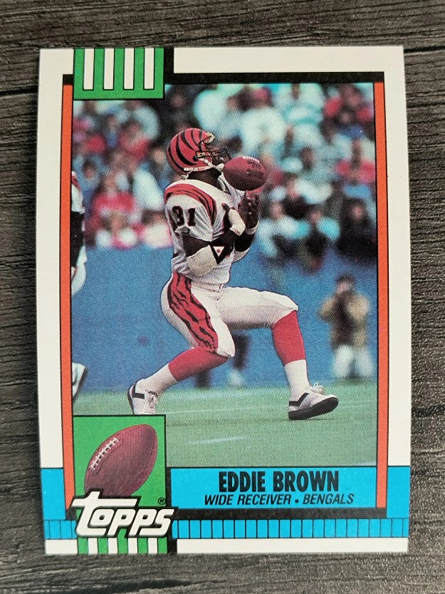 1990 Topps Disclaimer Back #272 Eddie Brown