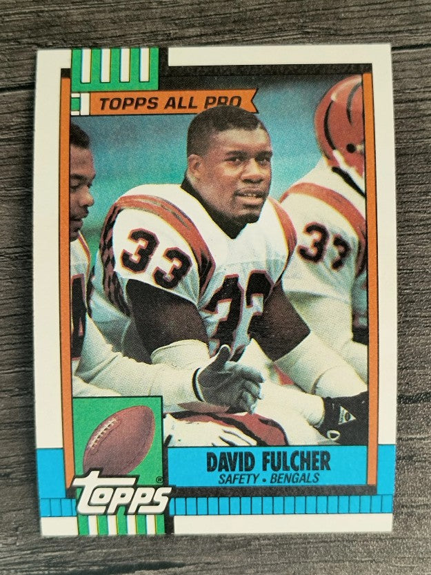 1990 Topps Disclaimer Back #273 David Fulcher
