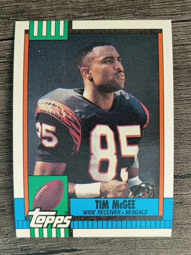 1990 Topps Disclaimer Back #274 Tim McGee