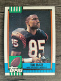 1990 Topps Disclaimer Back #274 Tim McGee