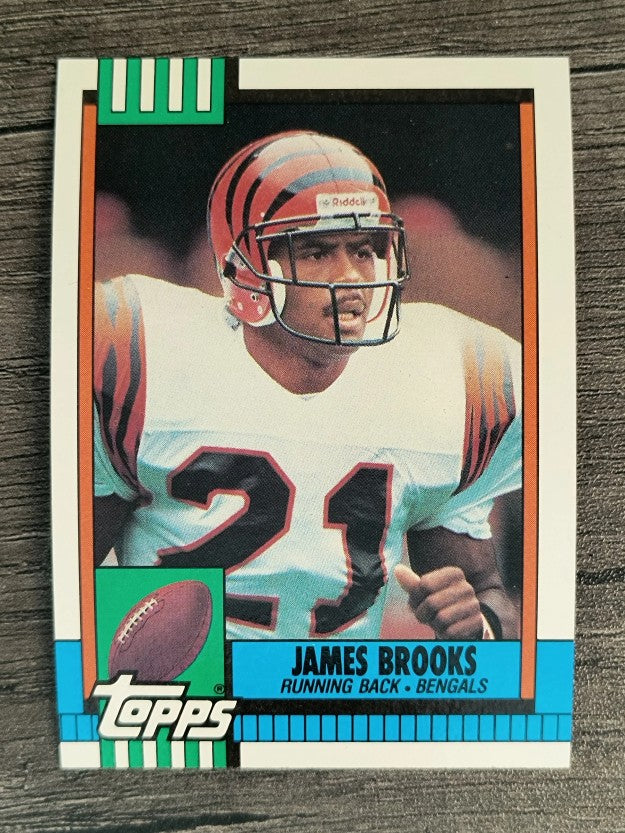 1990 Topps Disclaimer Back #275 James Brooks