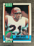1990 Topps Disclaimer Back #275 James Brooks