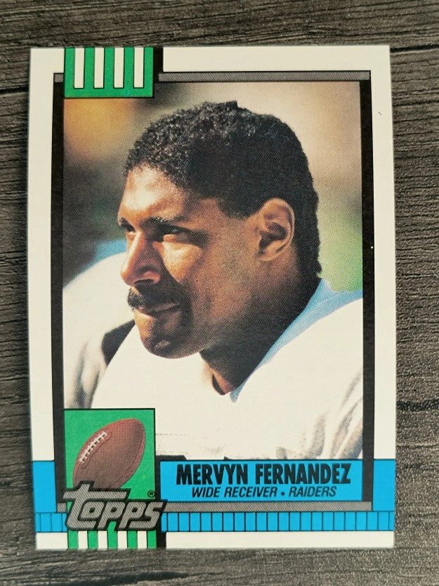 1990 Topps Disclaimer Back #281 Mervyn Fernandez