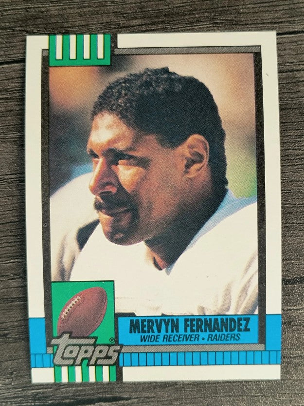 1990 Topps Disclaimer Back #281 Mervyn Fernandez
