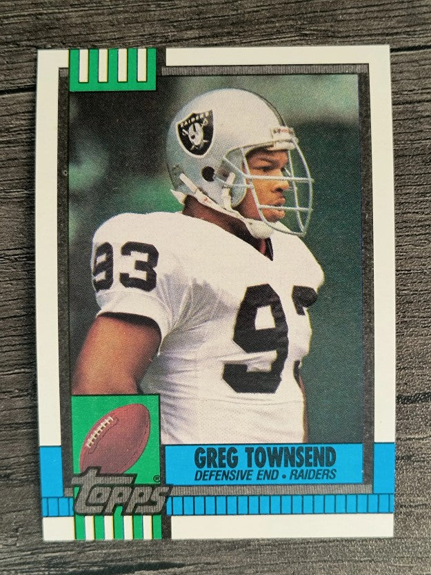 1990 Topps Disclaimer Back #290 Greg Townsend