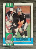 1990 Topps Disclaimer Back #291 Steve Beuerlein