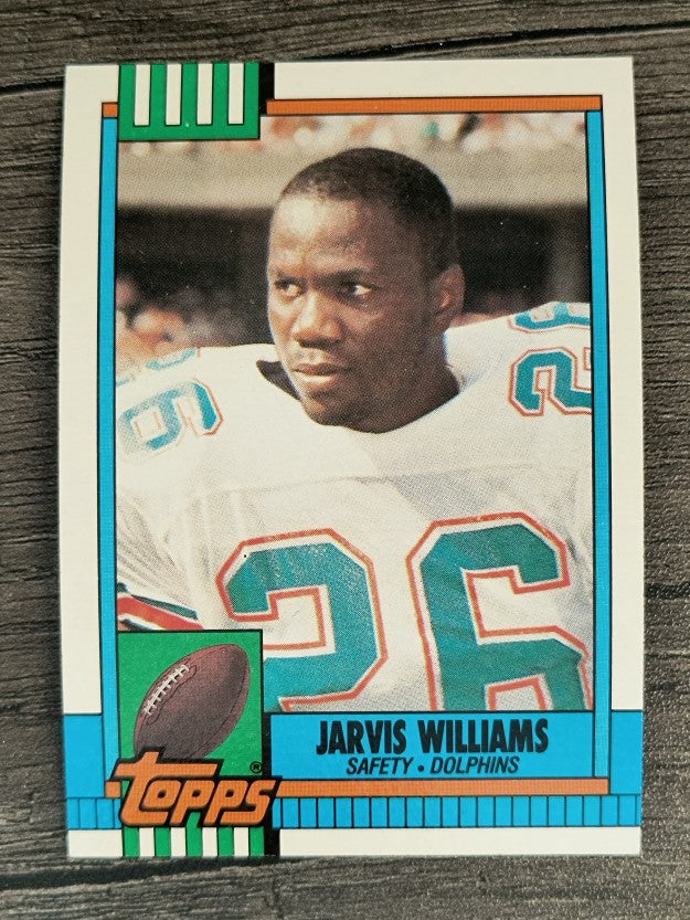 1990 Topps Disclaimer Back #326 Jarvis Williams