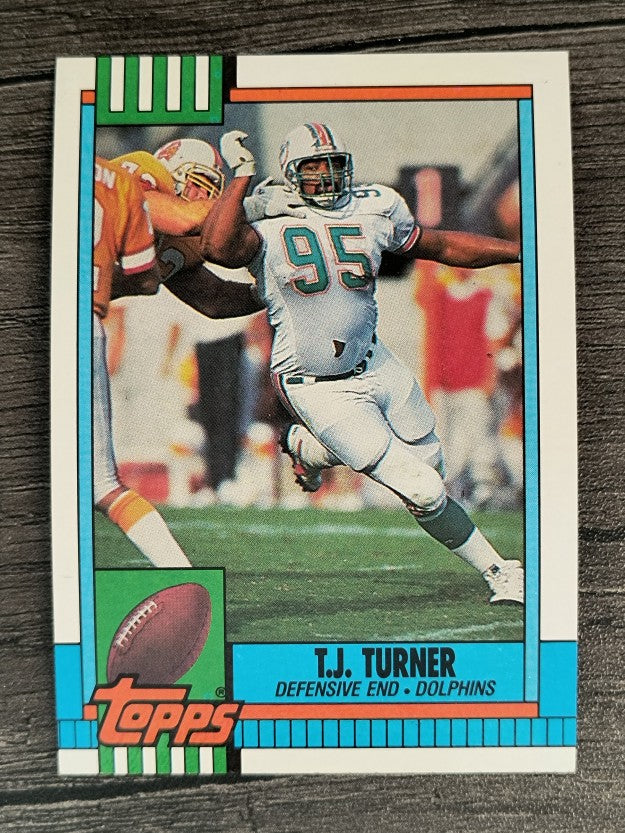 1990 Topps Disclaimer Back #331 T.J. Turner