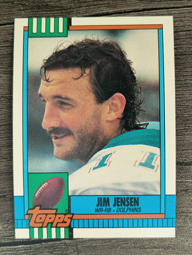1990 Topps Disclaimer Back #333 Jim C.Jensen
