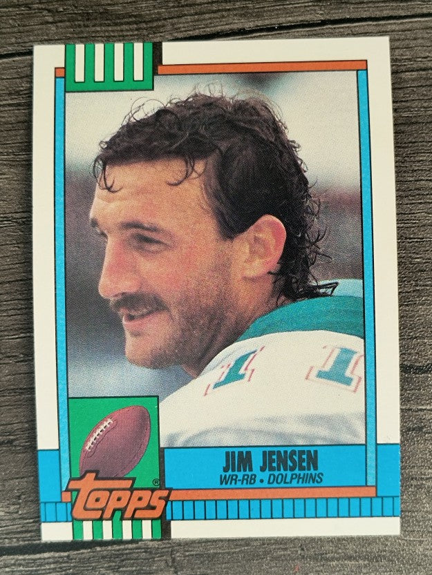 1990 Topps Disclaimer Back #333 Jim C.Jensen