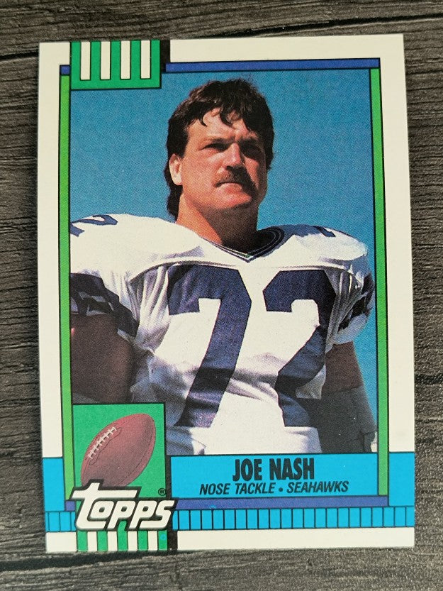 1990 Topps Disclaimer Back #343 Joe Nash