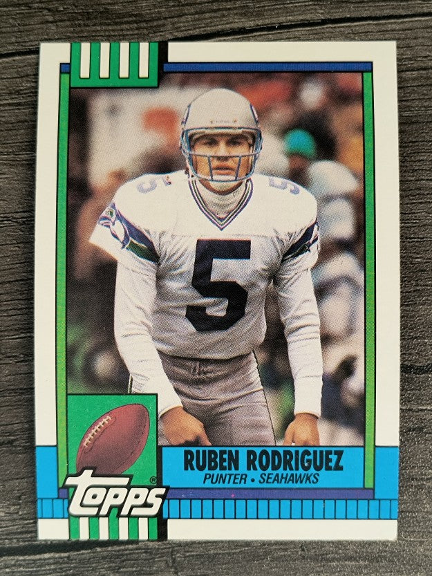 1990 Topps Disclaimer Back #346 Ruben Rodriguez