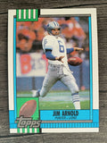 1990 Topps Disclaimer Back #363 Jim Arnold