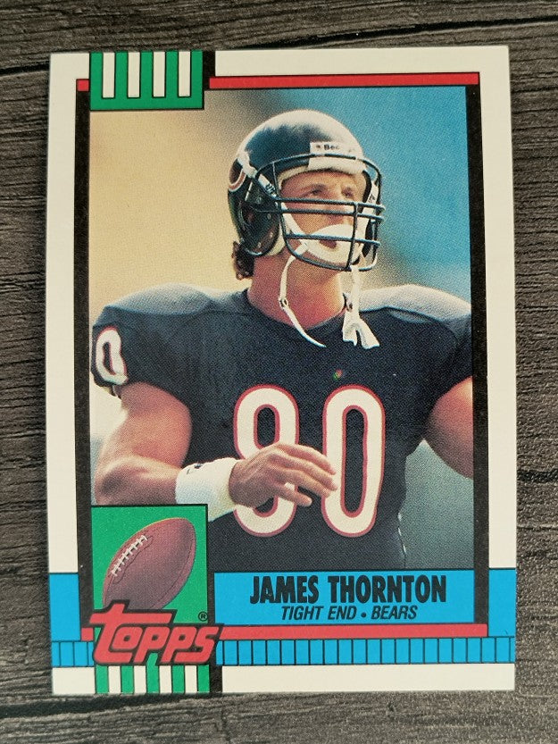 1990 Topps Disclaimer Back #374 James Thornton