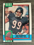 1990 Topps Disclaimer Back #377 Dan Hampton