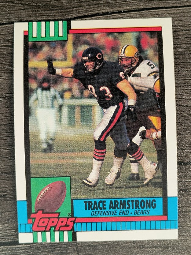 1990 Topps Disclaimer Back #380 Trace Armstrong