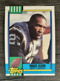 1990 Topps Disclaimer Back #394 Vencie Glenn
