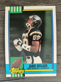 1990 Topps Disclaimer Back #398 Jamie Holland