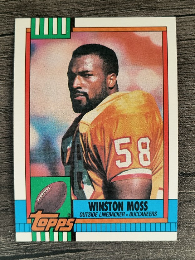 1990 Topps Disclaimer Back #415 Winston Moss RC