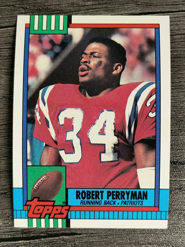 1990 Topps Disclaimer Back #420 Robert Perryman