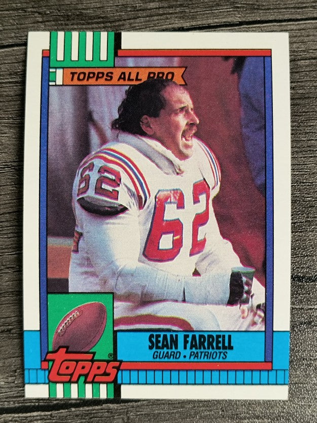 1990 Topps Disclaimer Back #425 Sean Farrell