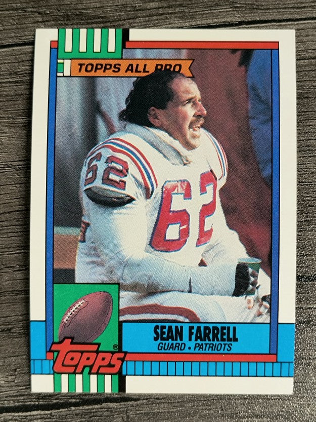 1990 Topps Disclaimer Back #425 Sean Farrell