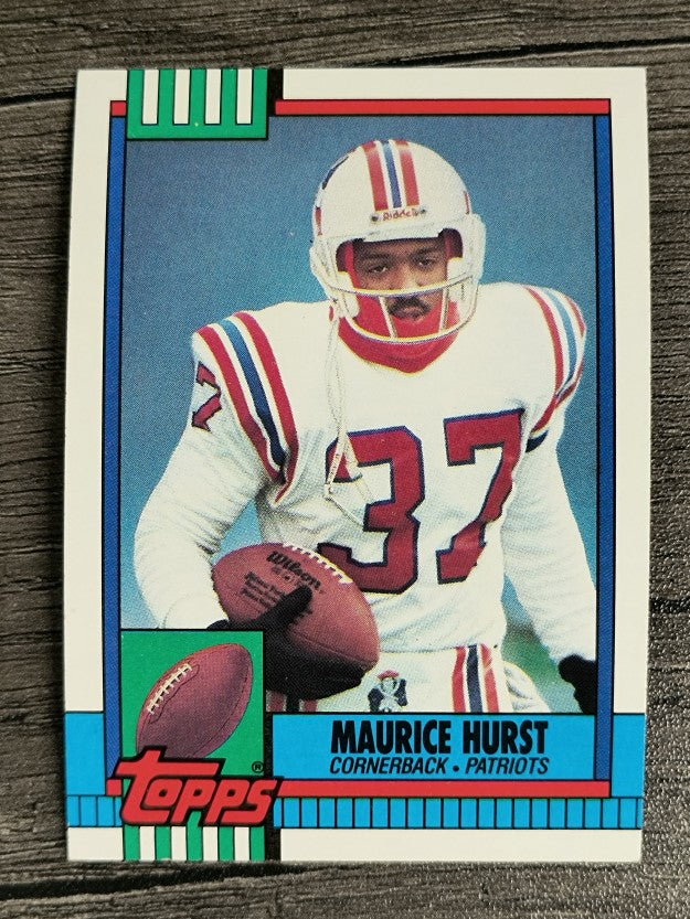 1990 Topps Disclaimer Back #429 Maurice Hurst RC
