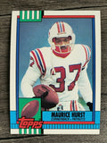 1990 Topps Disclaimer Back #429 Maurice Hurst RC