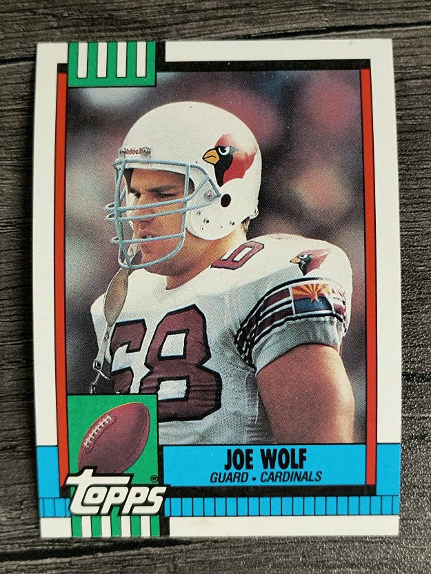 1990 Topps Disclaimer Back #443 Joe Wolf