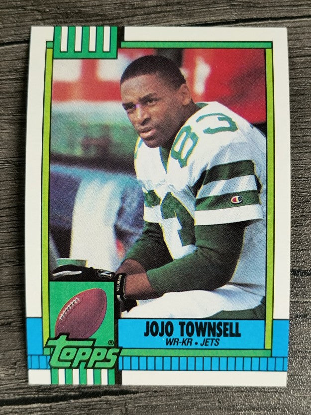1990 Topps Disclaimer Back #455 Jo Jo Townsell