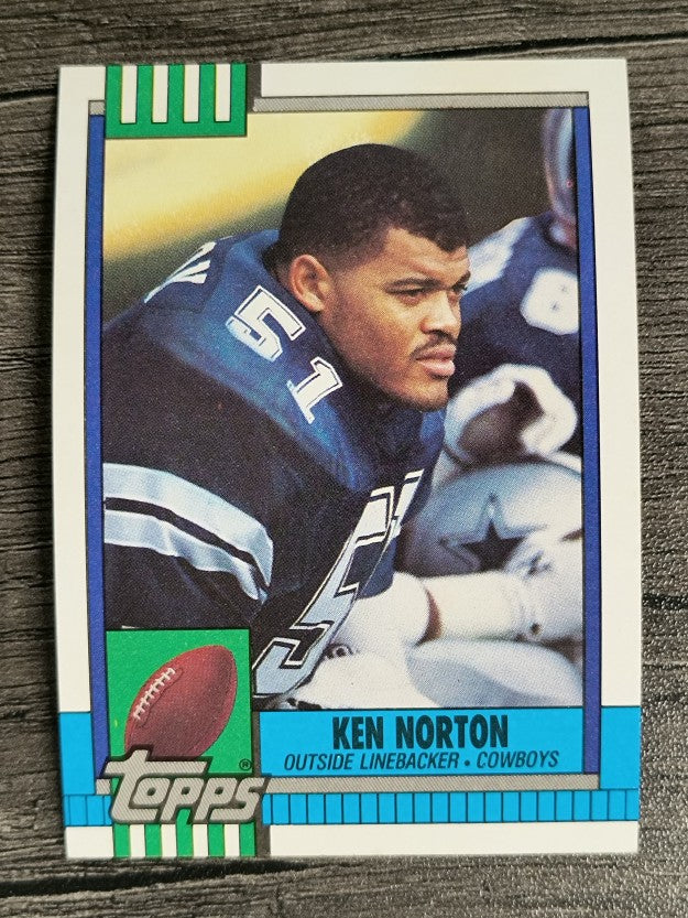 1990 Topps Disclaimer Back #486 Ken Norton RC