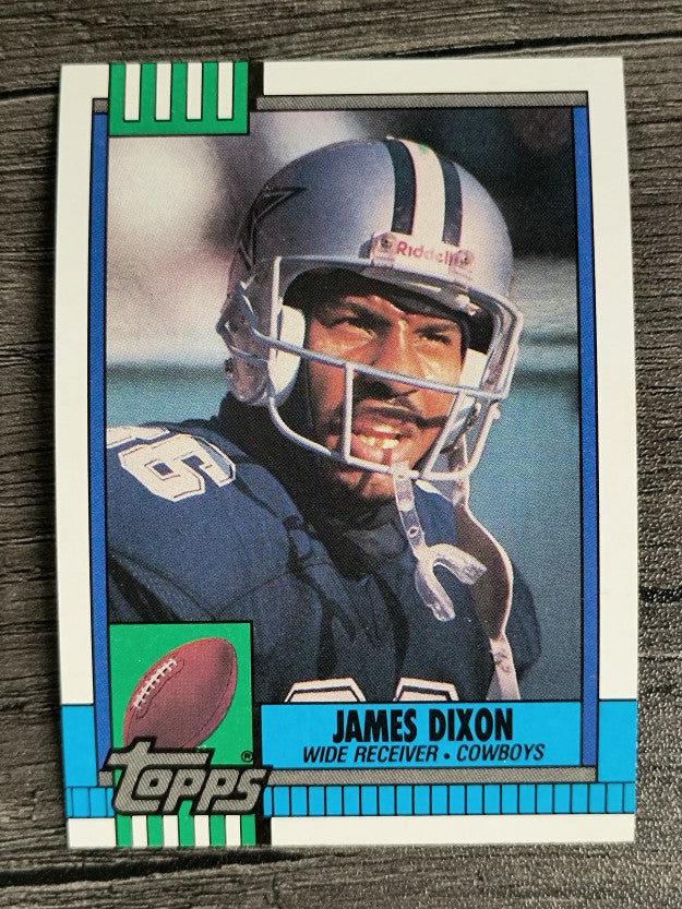 1990 Topps Disclaimer Back #495 James Dixon