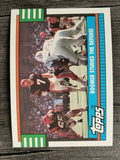 1990 Topps Disclaimer Back #502A Bengals Team/Boomer Esiason