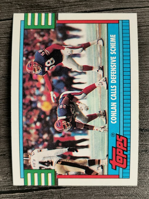 1990 Topps Disclaimer Back #503A Bills Team/Shane Conlan
