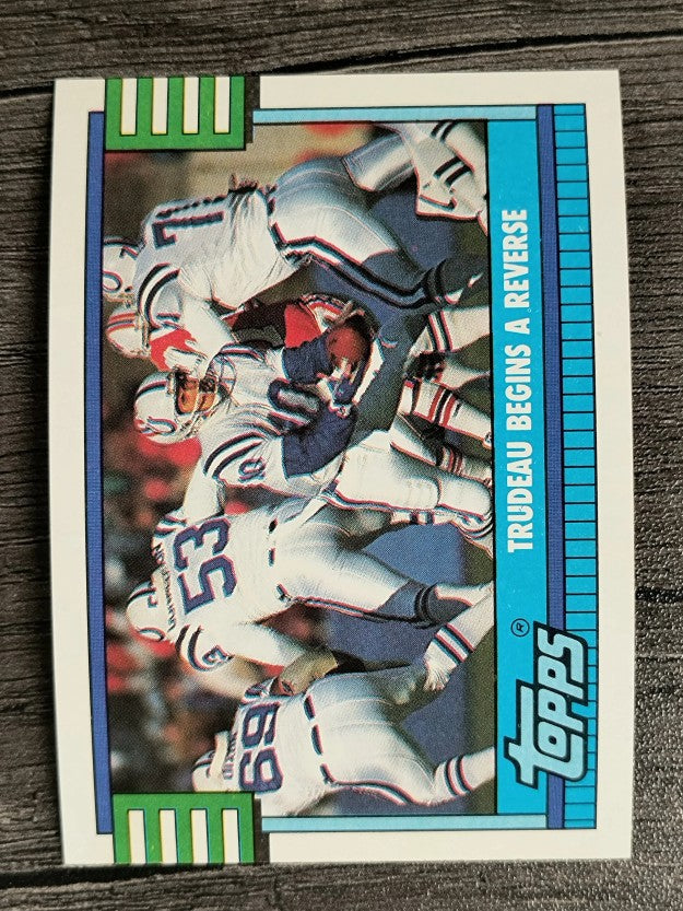 1990 Topps Disclaimer Back #510A Colts Team/Jack Trudeau