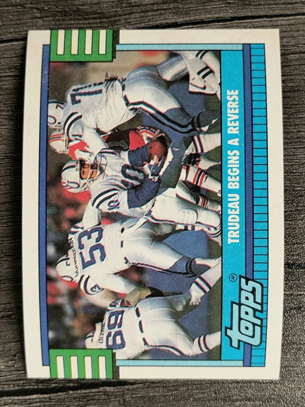 1990 Topps Disclaimer Back #510A Colts Team/Jack Trudeau