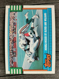 1990 Topps Disclaimer Back #512A Dolphins Team/Louis Oliver/Jarvis Williams