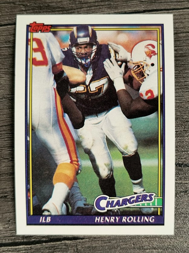 1991 Topps #437 Henry Rolling RC