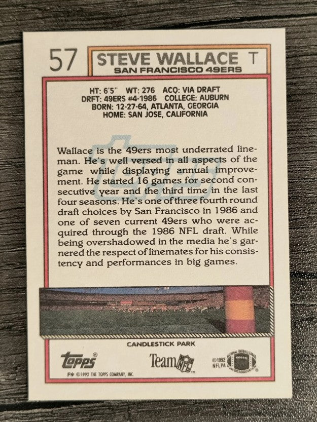 1992 Topps #57 Steve Wallace