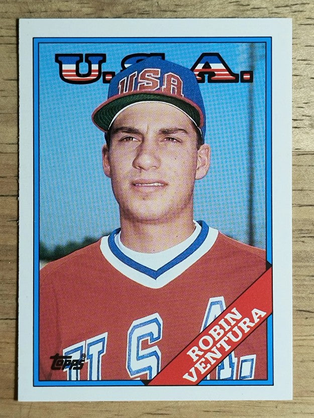 1988 Topps Traded #124T Robin Ventura OLY XRC