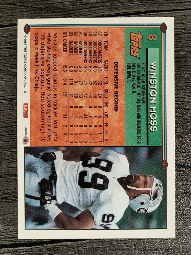 1994 Topps #8 Winston Moss