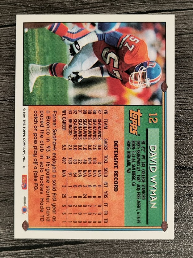 1994 Topps #12 David Wyman