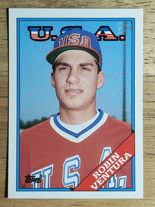 1988 Topps Traded #124T Robin Ventura OLY XRC